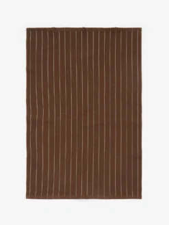 HAY Canteen Tea Towel - Chocolate Pinstripe