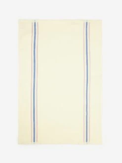 HAY Canteen Tea Towel - Cream/Blue