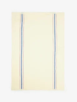 HAY Canteen Tea Towel - Cream/Blue