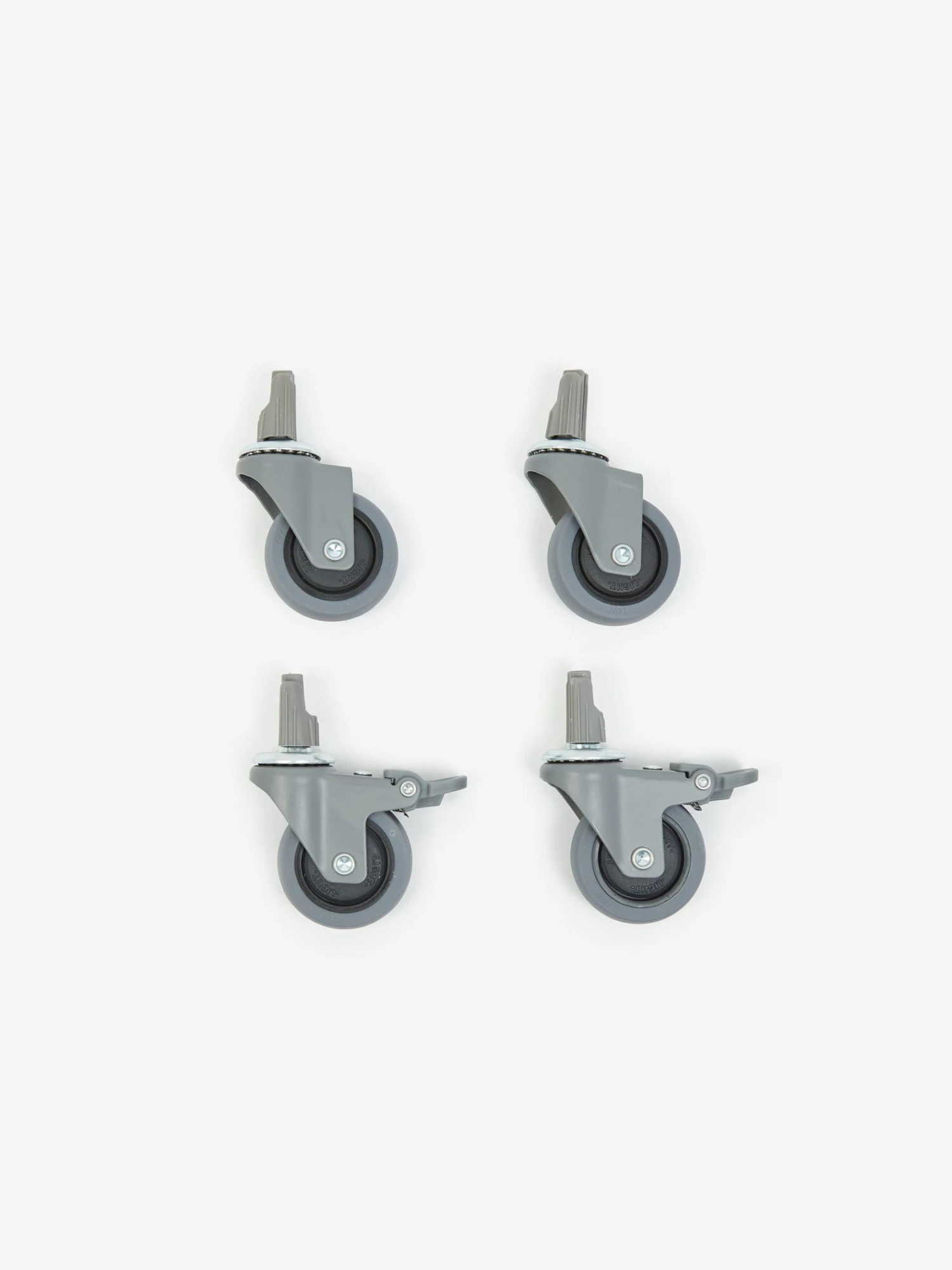 HAY Colour Crate Wheels Medium - Set Of 4 - Grey 1 HAY Colour Crate Wheels Medium - Set Of 4 - Grey