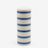 HAY Column Candle - Large - Off-White And Blue