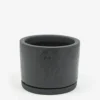 HAY Plant Pot With Saucer - Large - Black