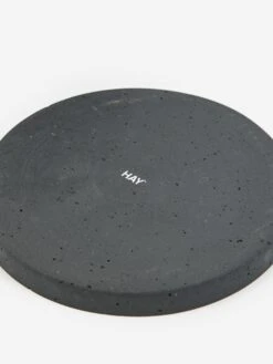 HAY Plant Pot With Saucer - Large - Black -Fine Household Products HAY PLANT POT WITH SAUCER LARGE BLACK SS23 GOODHOOD 2