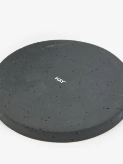 HAY Plant Pot With Saucer - Large - Black -Fine Household Products HAY PLANT POT WITH SAUCER LARGE BLACK SS23 GOODHOOD 2 scaled