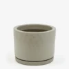 HAY Plant Pot With Saucer - Large - Grey