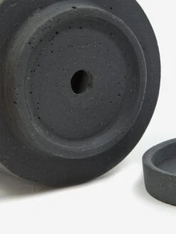 HAY Plant Pot With Saucer - Medium - Black -Fine Household Products HAY PLANT POT WITH SAUCER MEDIUM BLACK SS23 GOODHOOD 2