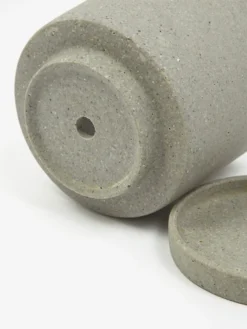 HAY Plant Pot With Saucer - Medium - Grey -Fine Household Products HAY PLANT POT WITH SAUCER MEDIUM GREY SS23 GOODHOOD 2 scaled