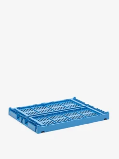 HAY Recycled Colour Crate Medium - Electric Blue -Fine Household Products HAY RECYCLED COLOUR CRATE MEDIUM ELECTRIC BLUE SS23 GOODHOOD 1 scaled