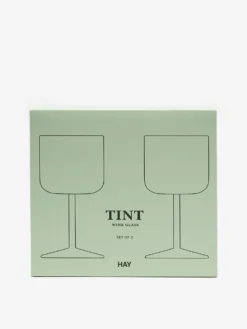 HAY Tint Wine Glass Set Of 2 - Green And Pink -Fine Household Products HAY TINT WINE GLASS SET OF 2 GREEN AND PINK AW23 GOODHOOD scaled