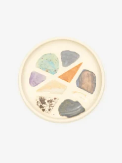 HEY MOON Handmade Polished Rocks Trinket Dish