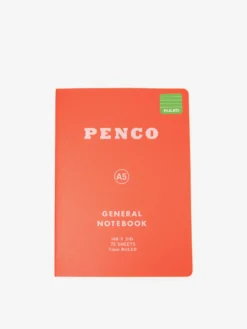 Hightide Penco Soft PP Notebook Ruled A5 - Red