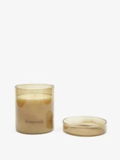 Homework WOOD Candle - 280g -Fine Household Products HOMEWORK WOOD CANDLE 280G AW23 GOODHOOD 2 scaled