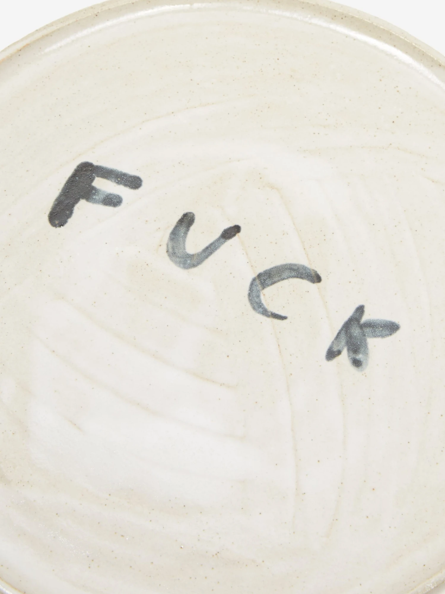 KANA Handmade Fuck Brunch Plate 3 KANA Handmade Fuck Brunch Plate - Image 3