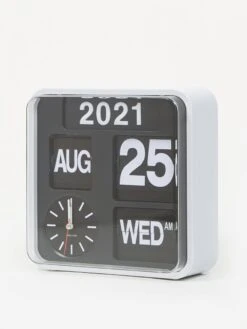 Karlsson Mini Flip Clock - White