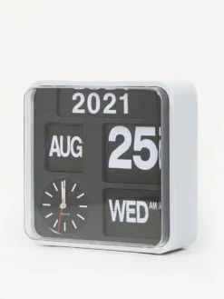 Karlsson Mini Flip Clock - White