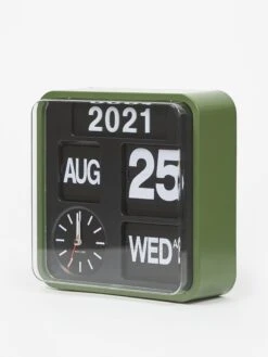 Karlsson Mini Flip Clock - Green