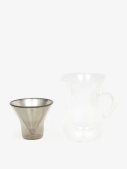 Kinto SCS-04-CC-ST Coffee Carafe Set 600ml - Stainless Steel