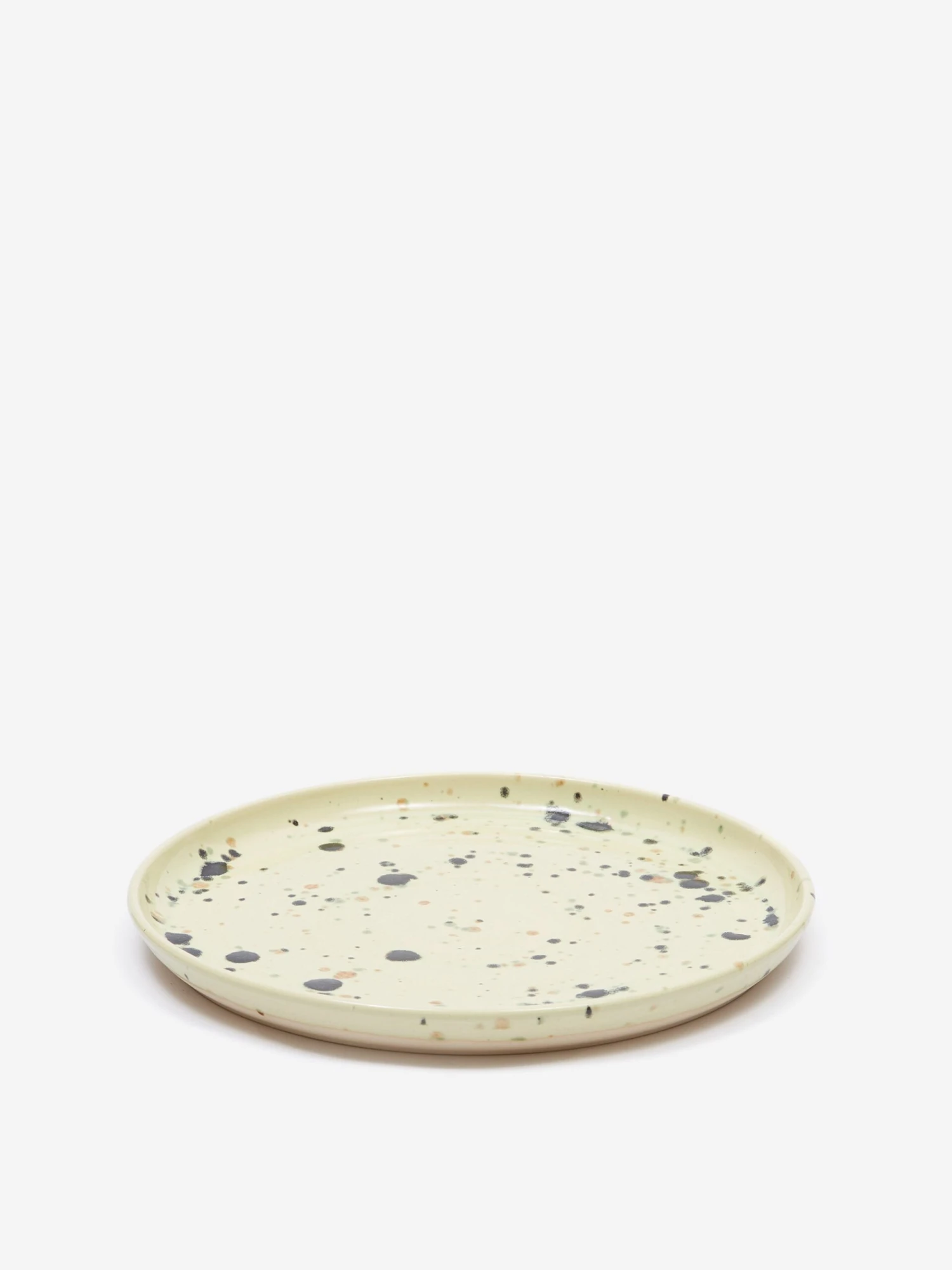 Liam Owen Lichen Glaze Handmade Dinner Plate - Green 1 Liam Owen Lichen Glaze Handmade Dinner Plate - Green