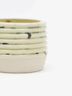Liam Owen Lichen Glaze Handmade Egg Cup - Green -Fine Household Products LIAM OWEN LICHEN GLAZE HANDMADE EGG CUP GREEN AW23 GOODHOOD 2 scaled