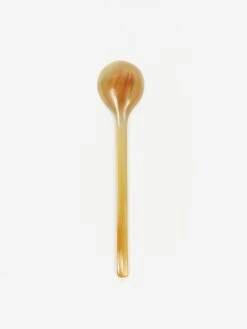 Maadili Horn Long Handle Condiment Spoon -Fine Household Products MAADILI HORN LONG HANDLE CONDIMENT SPOON SS24 GOODHOOD 1