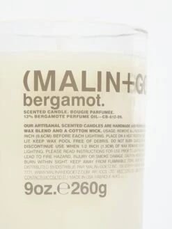 Malin+Goetz Bergamot Candle - 260g -Fine Household Products MALIN GOETZ BERGAMOT CANDLE 260G SS21 GOODHOOD 71604 ae5497fe 23de 4cb4 988e 5ceb84d97b0c