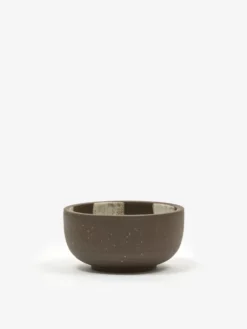 Mellow Incense Bowl Small - Dark Brown Check Inside