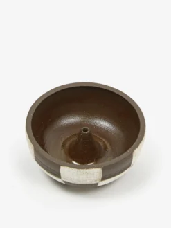 Mellow Incense Bowl Small - Dark Brown Check Outside -Fine Household Products MELLOW INCENSE BOWL SMALL DARK BROWN CHECK OUTSIDE SS21 GOODHOOD 64396 912413f7 097d 4a41 8cbc 28002447b6e5 scaled