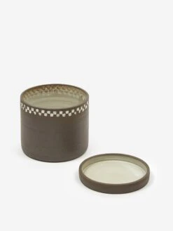 Mellow NYC Short Stout Planter - Dark Brown Small Embossed Painted Check -Fine Household Products MELLOW SHORT STOUT PLANTER DARK BROWN SMALL EMBOSSED PAINTED CHECK SS21 GOODHOOD 64360 76f38b9b 5f15 4858 8dd5 8fcab50e53a3