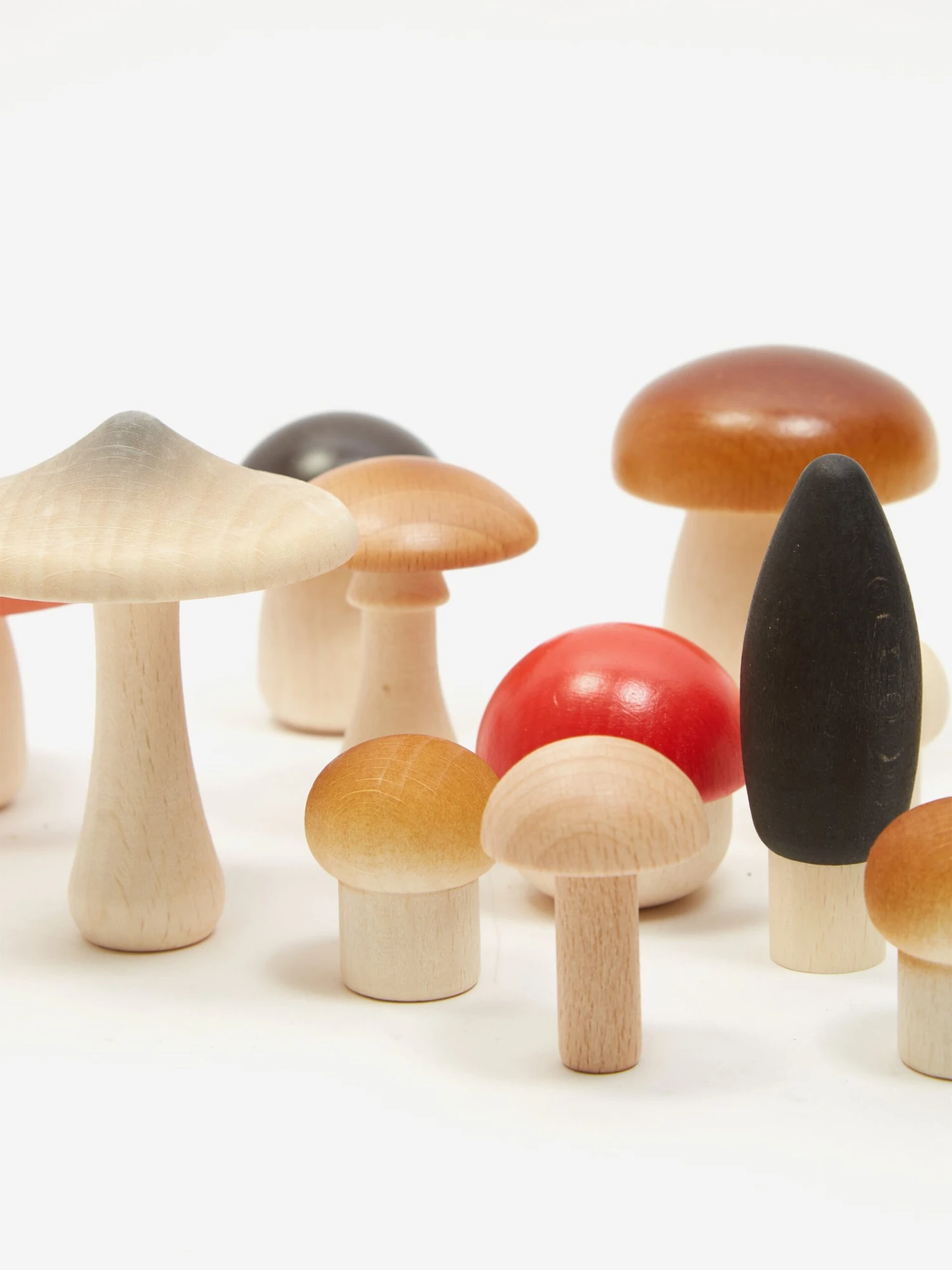 Moon Picnic Wooden Forest Mushrooms Set 3 Moon Picnic Wooden Forest Mushrooms Set - Image 3