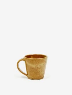 Pottery West Stoneware Espresso Cup - Ochre -Fine Household Products POTTERY WEST STONEWARE ESPRESSO CUP OCHRE SS23 GOODHOOD