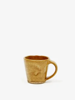 Pottery West Stoneware Espresso Cup - Ochre