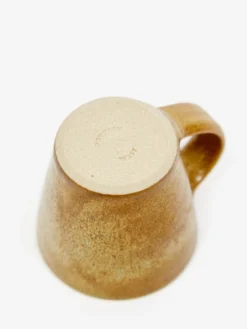 Pottery West Stoneware Espresso Cup - Ochre -Fine Household Products POTTERY WEST STONEWARE ESPRESSO CUP OCHRE SS23 GOODHOOD 4 scaled