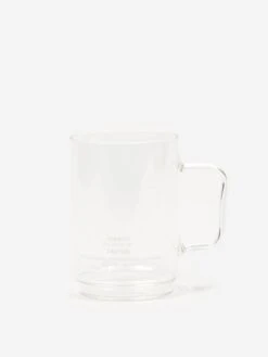 Puebco Borosilicate Shallow Stacking Mug - Clear