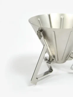 Snow Peak Field Barista Dripper - Steel -Fine Household Products SNOW PEAK FIELD BARISTA DRIPPER STEEL AW21 GOODHOOD 97436 scaled