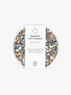 Yod And Co Speckled Cork Set Of 4 Drink Coasters - Blue -Fine Household Products YOD AND CO SPECKLED CORK SET OF 4 DRINK COASTERS BLUE SS22 GOODHOOD 166442 ccfb9094 8425 4dce ac13 7f12ef10ecf3 scaled