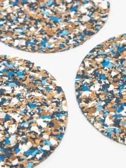 Yod And Co Speckled Cork Set Of 4 Drink Coasters - Blue -Fine Household Products YOD AND CO SPECKLED CORK SET OF 4 DRINK COASTERS BLUE SS22 GOODHOOD 166445 9b062005 c8f0 4436 8efb 7655101d369f scaled